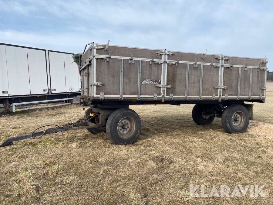 Traktorvagn Gisebo 2132/s sidotipp
