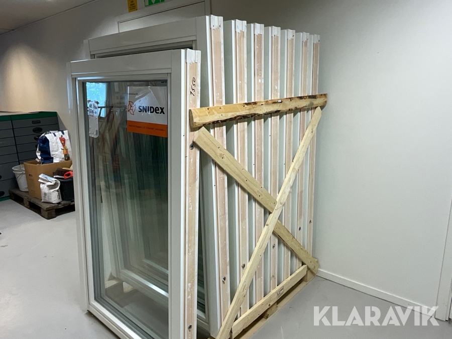 Fönster 3glas 4st Snidex inåtgående