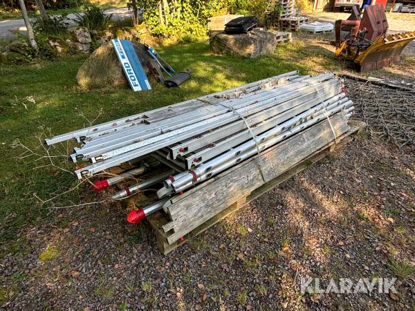 Aluminiumställning 1-sektion 6m hög