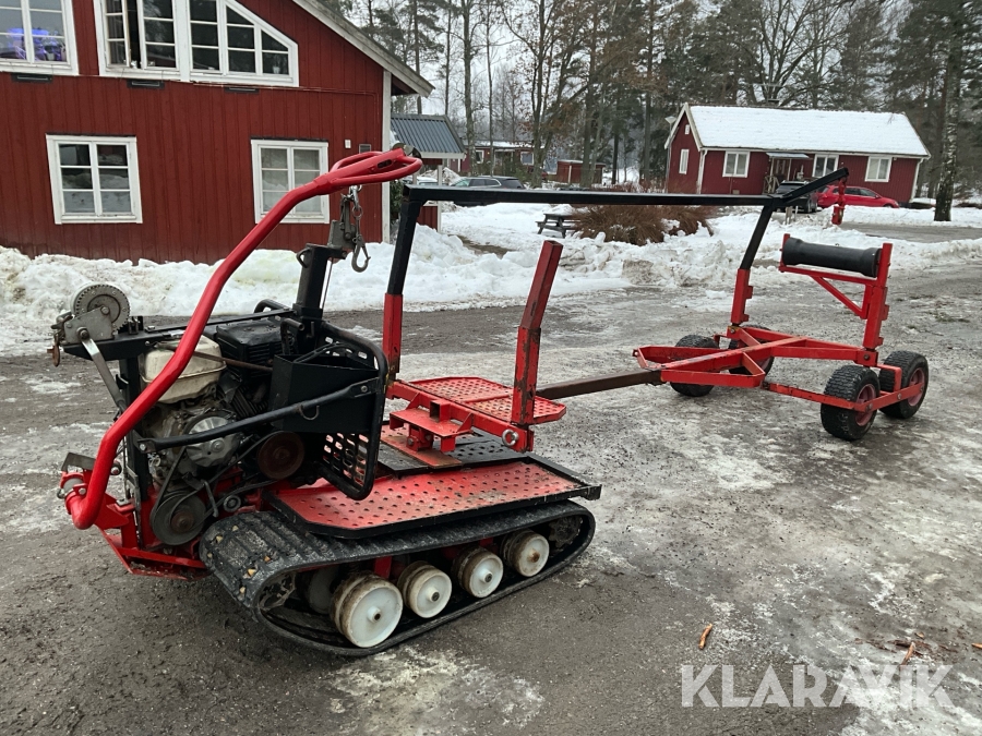 Järnhäst med vagn Lennartsfors