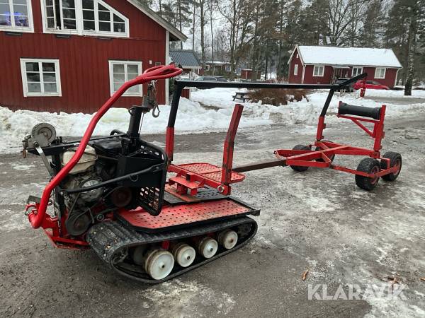 Järnhäst med vagn Lennartsfors