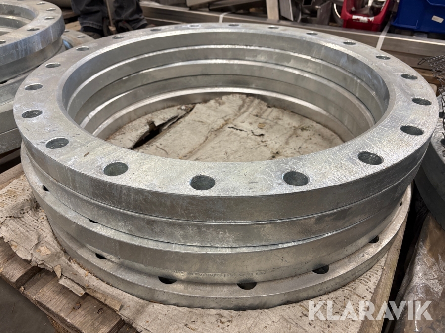 Galvaniserad lösfläns 4st