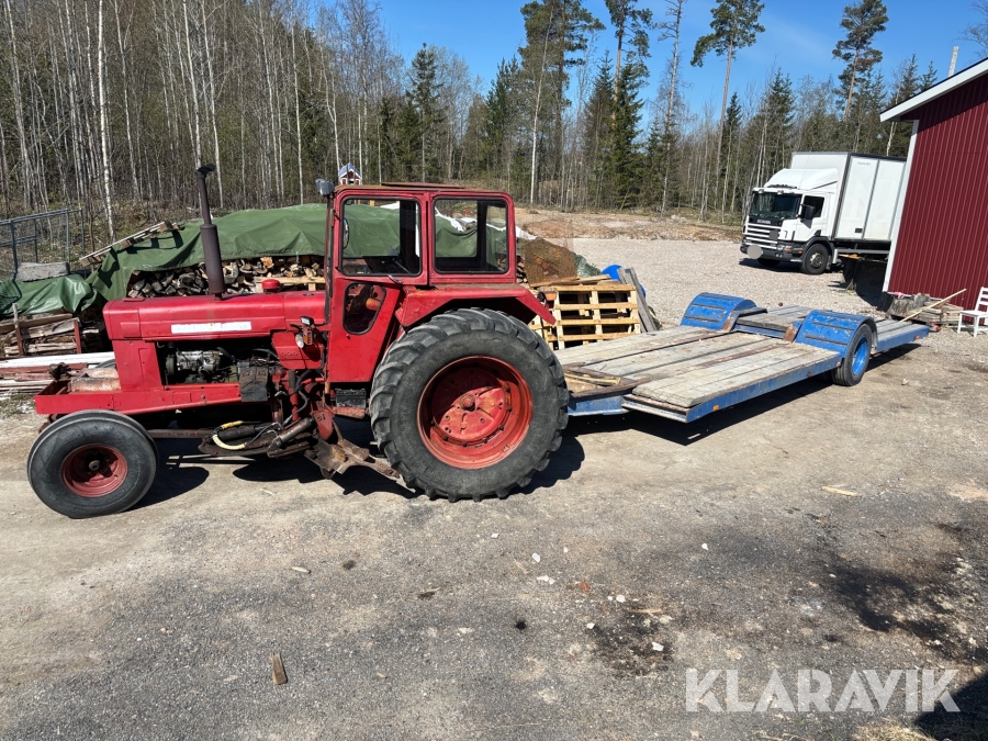 Traktor med underbett & maskintrailervagn Volvo BM 800