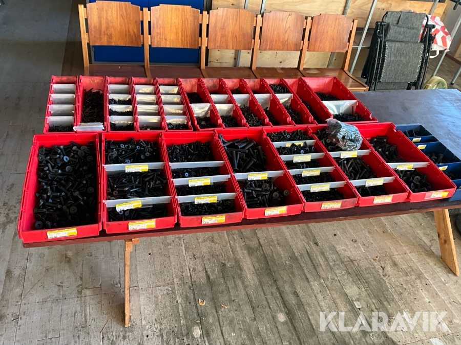 Försänkt maskinbult 10.9 stort parti