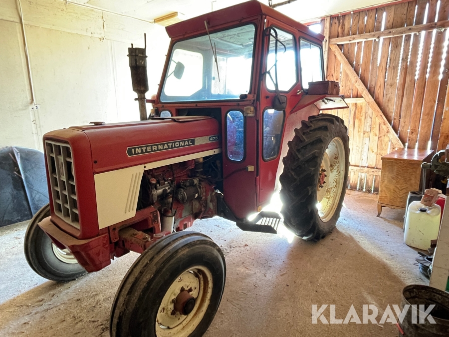 Traktor International 475 TA, Norrtälje, Klaravik auktioner