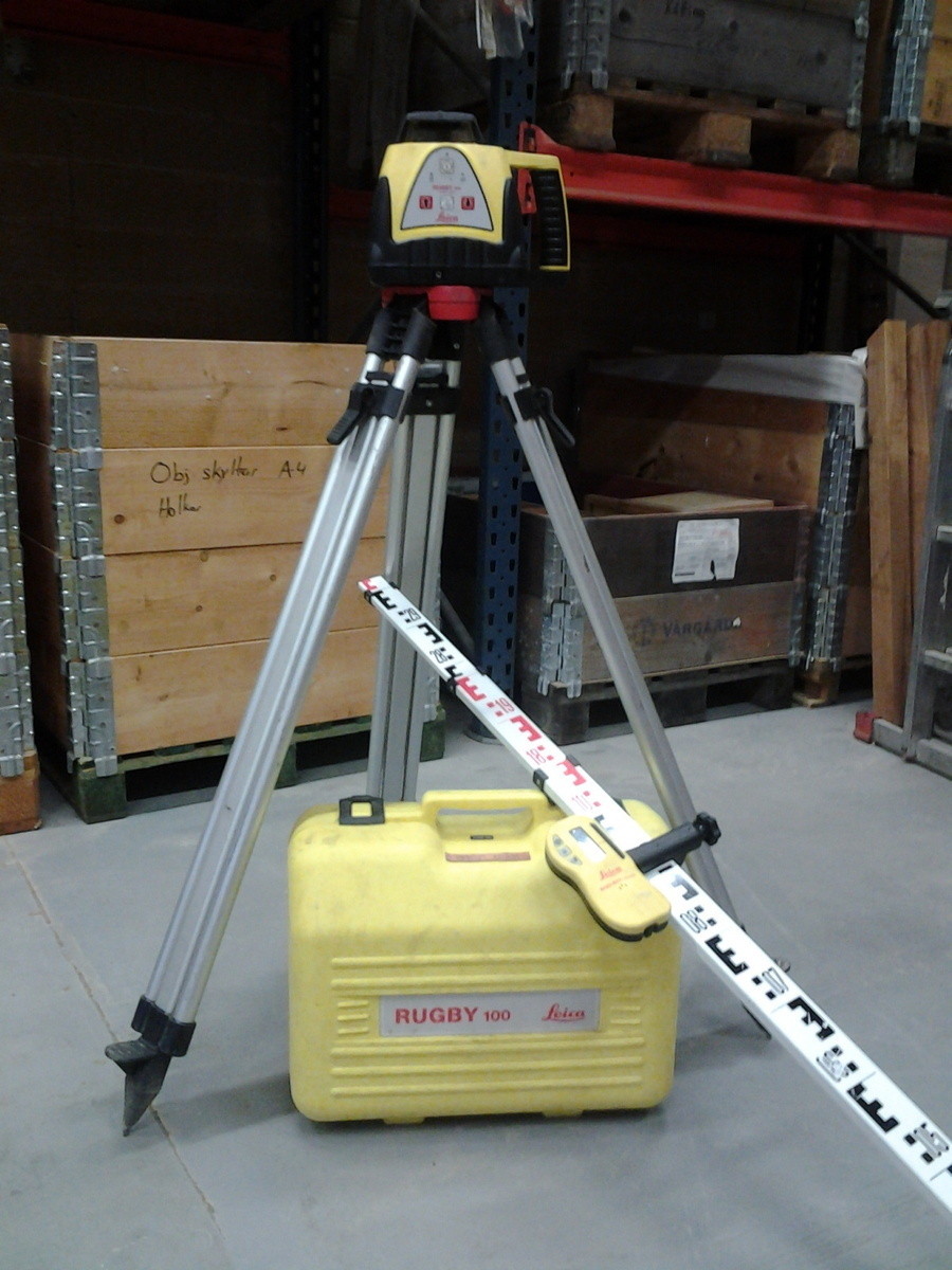 Avvägningsinstrument, laser