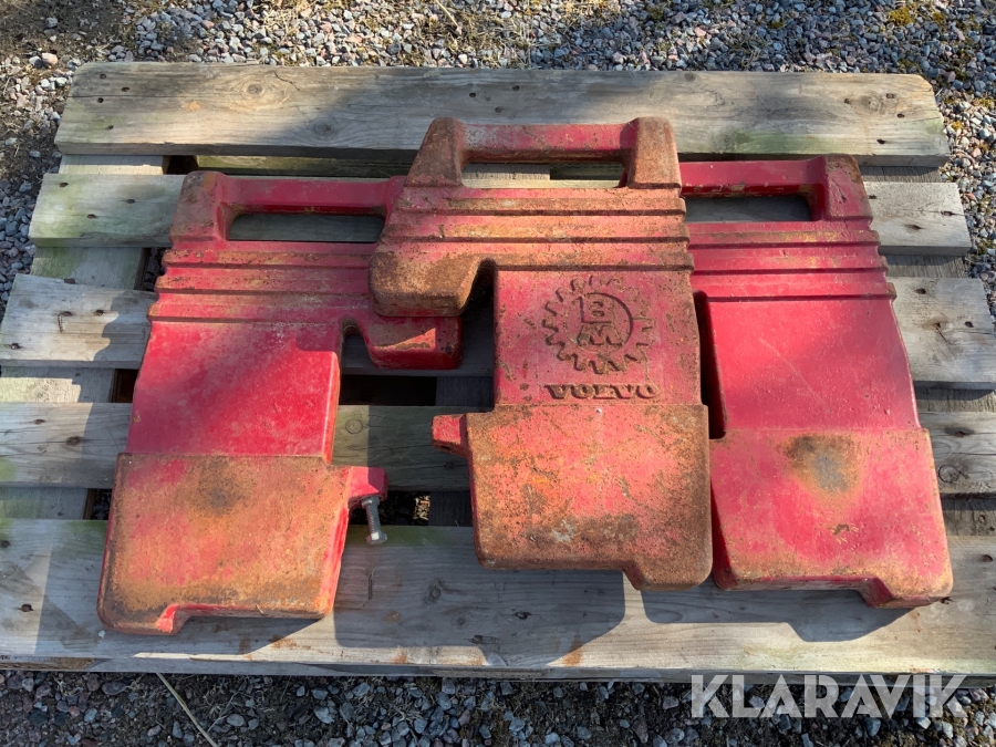 Frontvikter Volvo bm 814 mfl 3st