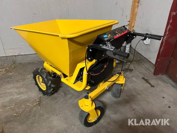 Skottkärra fodervagn batteridriven