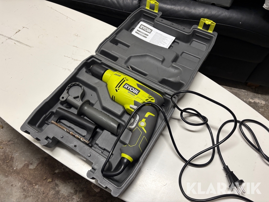 Slagborrmaskin Ryobi RPD800 med låda