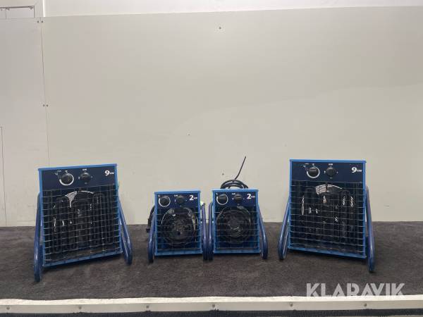 Varmluftsfläktar El-Björn VF9B, VF21A