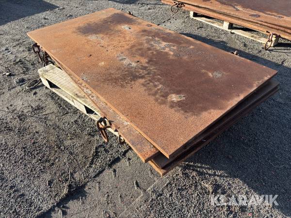 Körplåtar - Totalt 6st