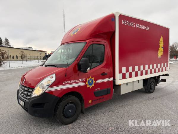 Skåpbil Renault Master Chassi Cab 3.5T 2.3 dCi Quickshift 150 hk med bakgavellyft