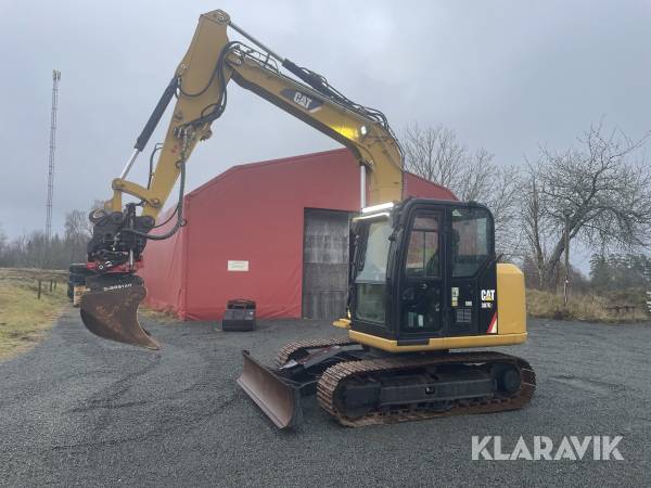 Grävmaskin CAT 307 E2 Rototilt Stållarver