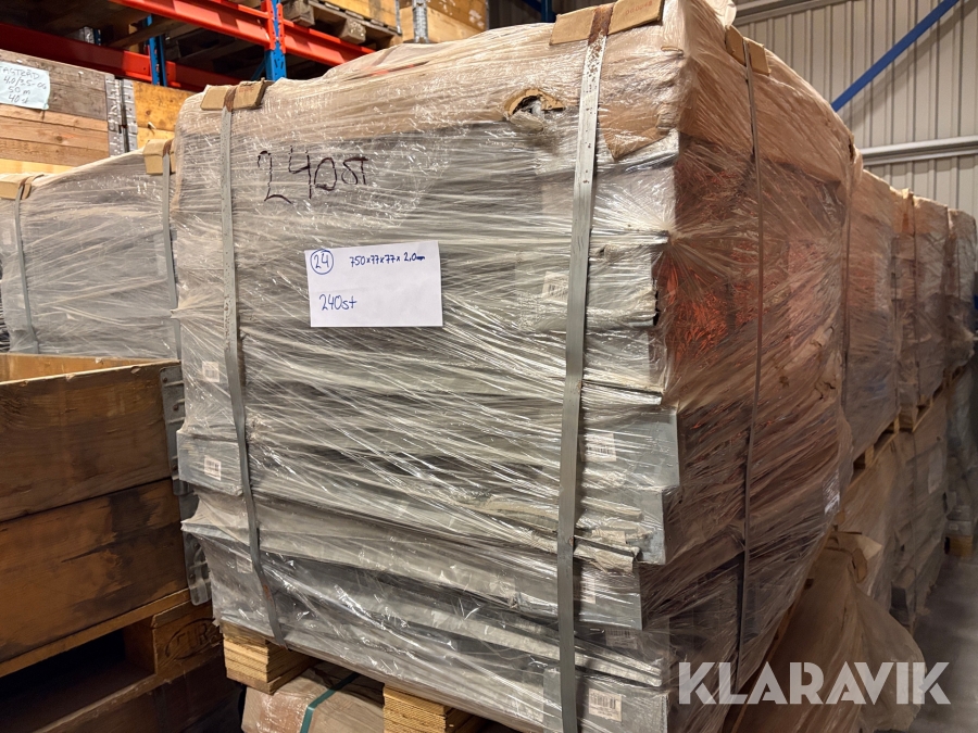 Stolpsko markspjut 77x77x750x2,0mm 240st