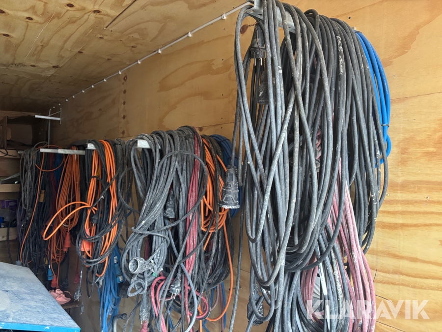 Stort parti med elkabel 220V ca 29st
