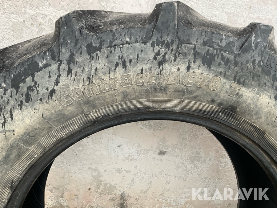 Traktordäck Continental 420/70R28, Hudiksvall, Klaravik aukt