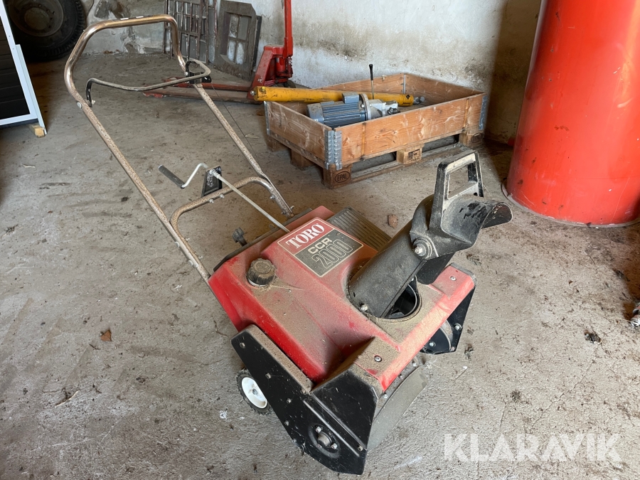 Snöslunga Toro CCR 2000