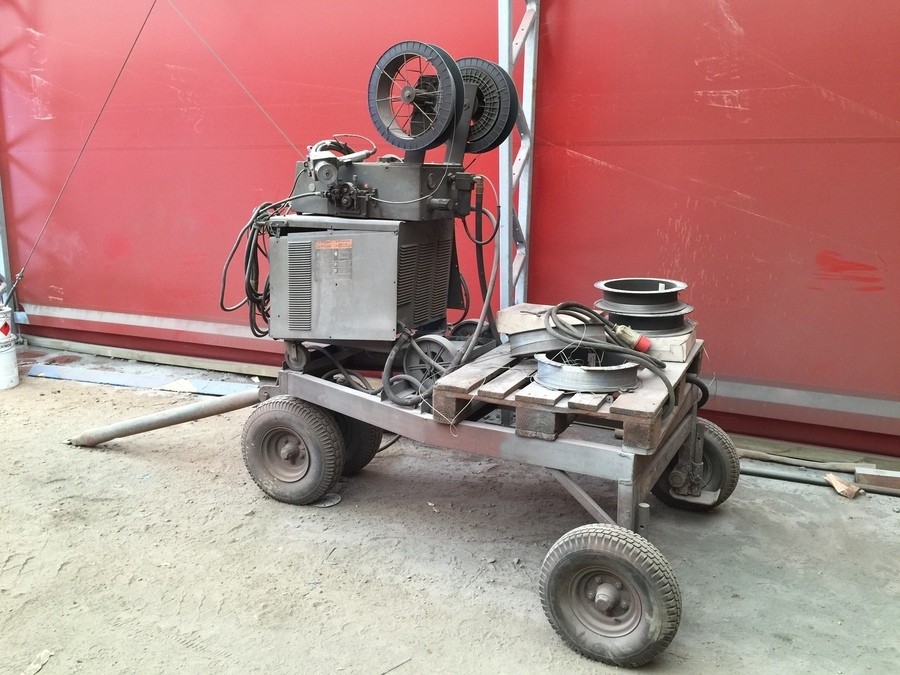 Sprutförzinking Maskin på vagn