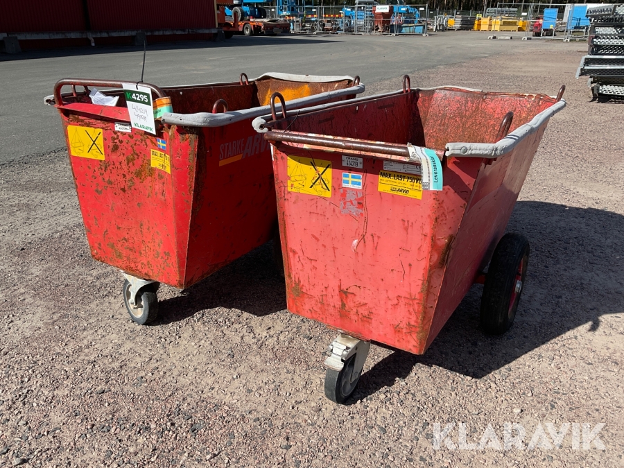 Fodervagn Starke Arvid 14000-PU 2 st