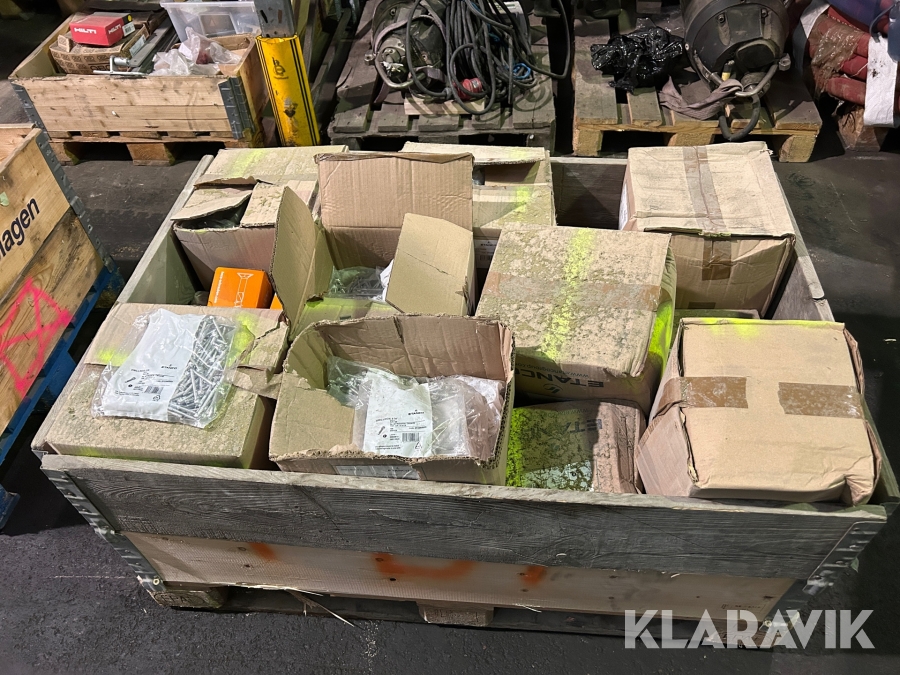 Montageskruv Etanco 5,5x58 mm 1 pall