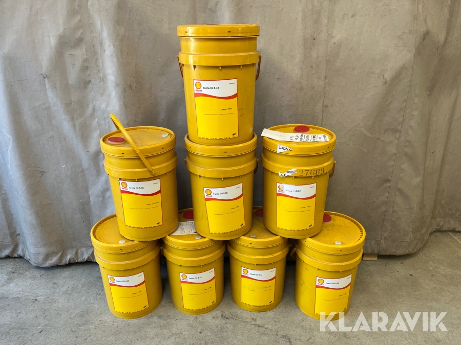 Olja Shell Tonna oil S32, Järfälla, Klaravik auktioner