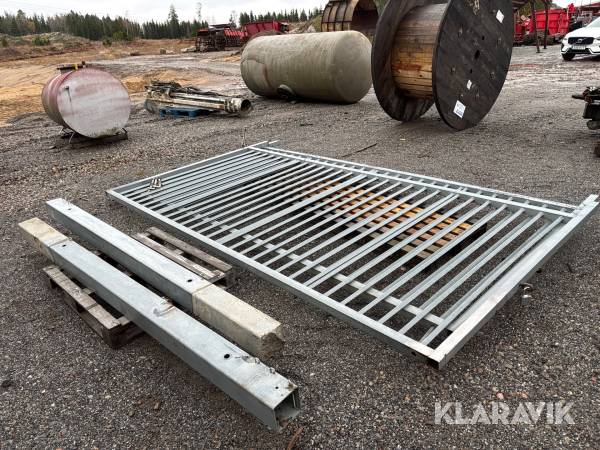 Grind med stolpar 4m