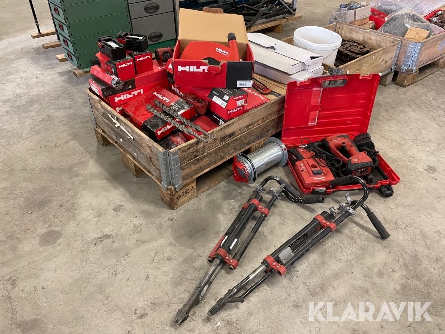 Skruvdragare Hilti SF4000-A med pall diverse Hilti