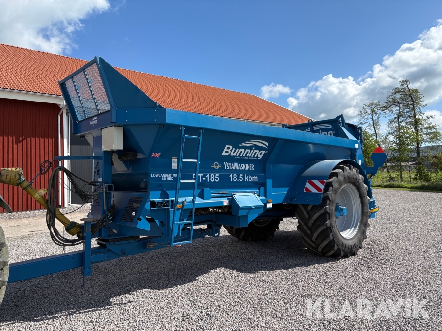 Gödselspridare Bunning ST-185 MK4