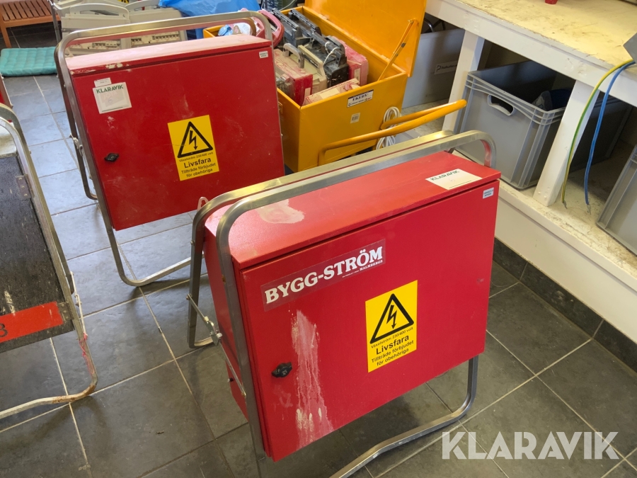 Byggplatscentral Elskåp Malmbergs Bygg-ström u63 2st