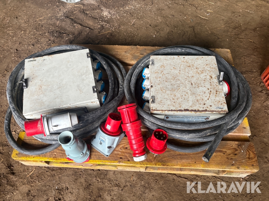 Elskåp med central 2 st Eldon KGT 3315