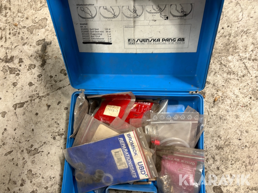 Reservdelar och hylla