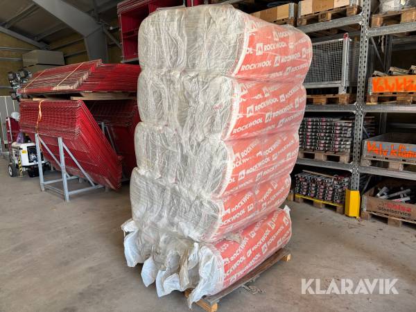 Isolering Rockwool Stålregelskiva 37 195x455x1200mm - Totalt 30 paket