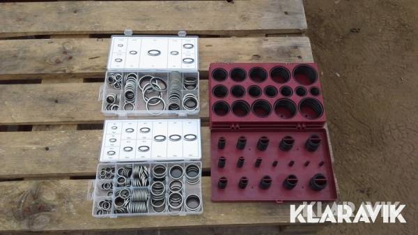 Sortimentlådor Packningar & o-ringar 3 st