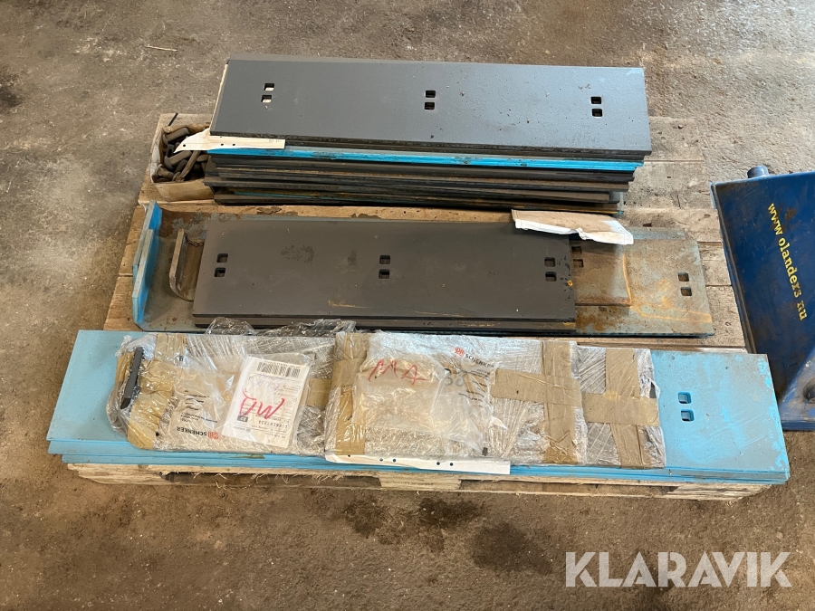 Slitstål till snöplog ca 30 st