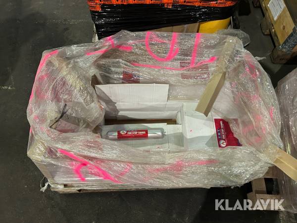 Brandskyddsfog TBT ca 10 lådor