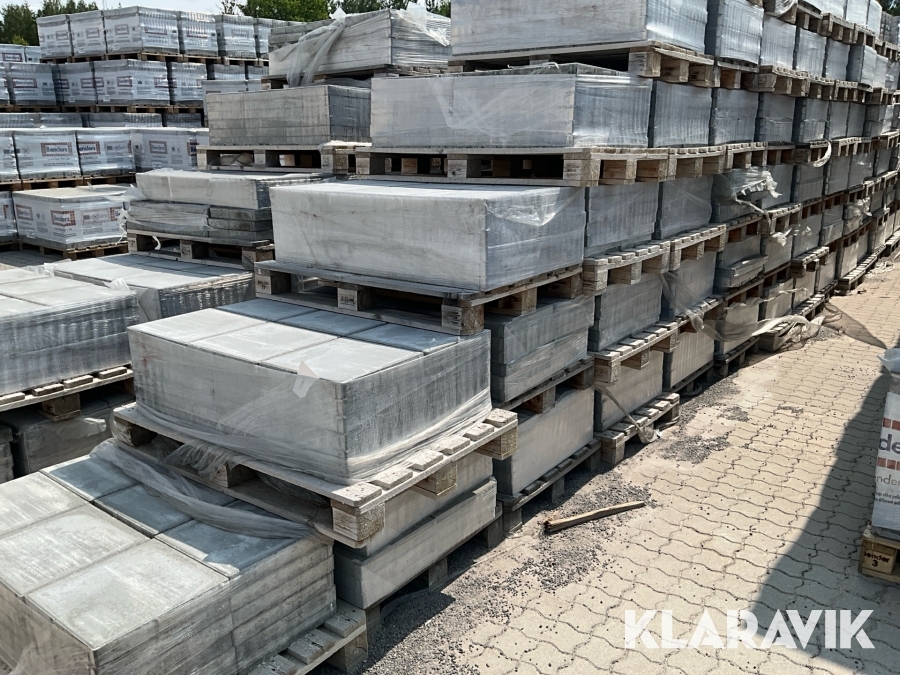 Betongmarkplatta 20st pallar Benders 350x350x50