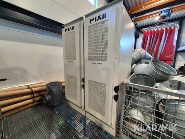 Batteriskåp/energilager Pixii Powershaper 2 50kW/48kWh 2 st