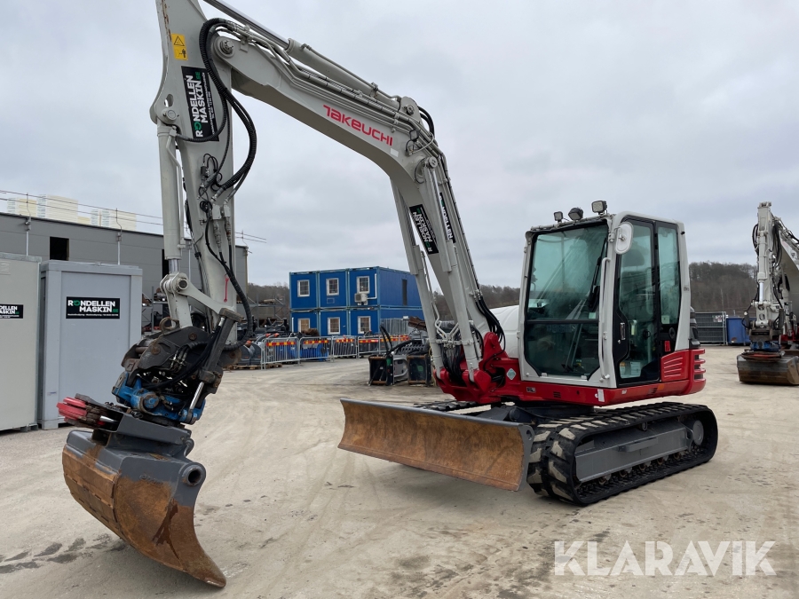 Grävmaskin Takeuchi TB290, Mark, Klaravik auktioner