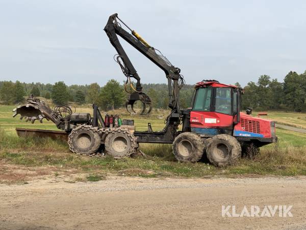 Skotare med markberedningsaggregat Valmet 860.1