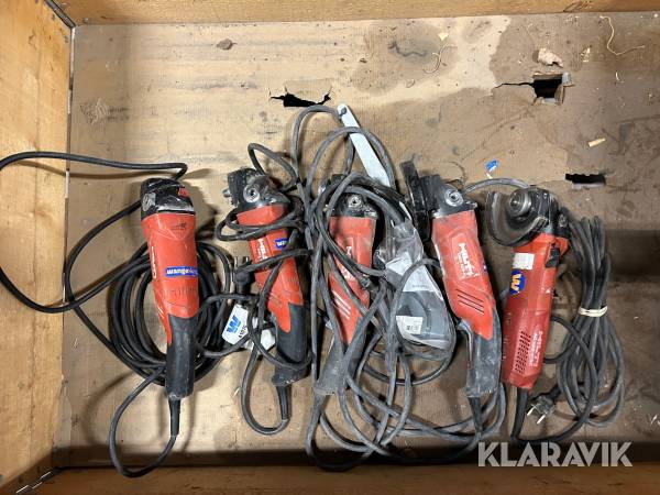 Vinkelslip 5 st Hilti DEG125-P/ AG125-19SE