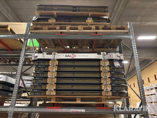 Ståldörrar Daloc 11x21 EI215/EW60. 9 st