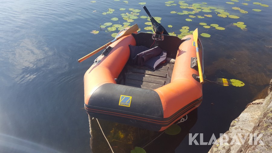 Gummibåt Zodiac C240 med elmotor