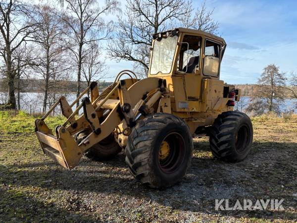 Hjullastare CAT 920 med redskap