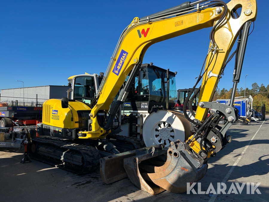 Grävmaskin Wacker Neuson ET90, Enköping, Klaravik auktioner