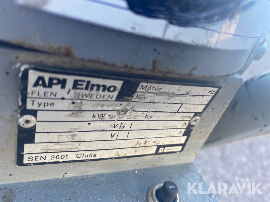 Golvslip API Elmo 833, Västerås, Klaravik auktioner
