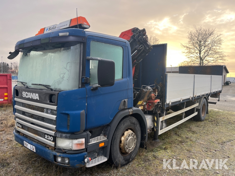 Kranbil Scania P94DB4X2NB230 Palfinger PK11001B