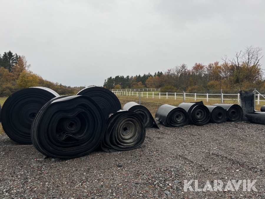 Gummimattor till transportband 1200 mm bred
