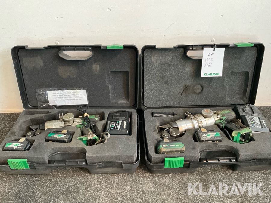 Klippmaskin Bendof och Hikoki 