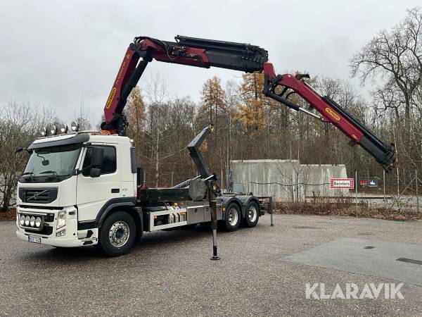 Kranväxlare Volvo FM 410 Palfinger PK 34002-SH med jib