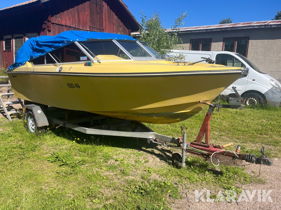 Båt Ockelbo med trailer och motor
